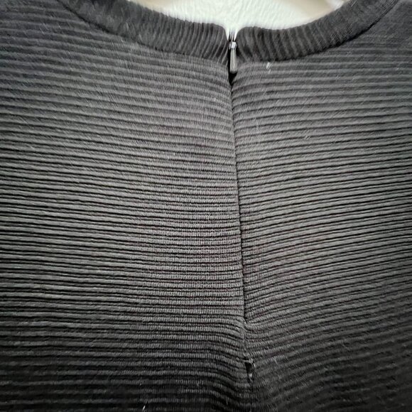 FRENCH CONNECTION RIBBED BLACK DRESS SIZE 4 - Picture 4 of 7